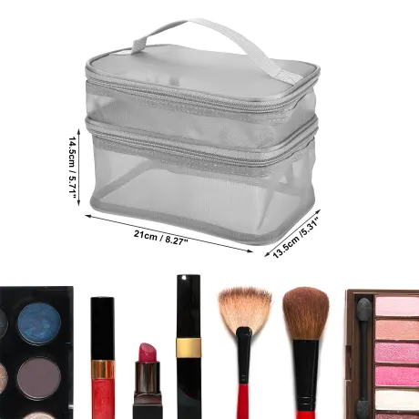 Unique Bargains- Travel Makeup Bag Brush Holder Organizer Waterproof