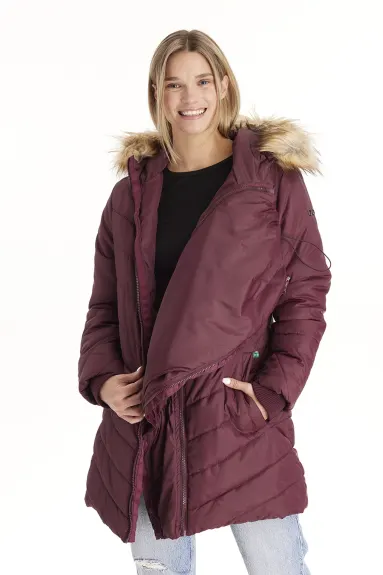 Lexi - Manteau de maternité 3 en 1 avec capuche amovible