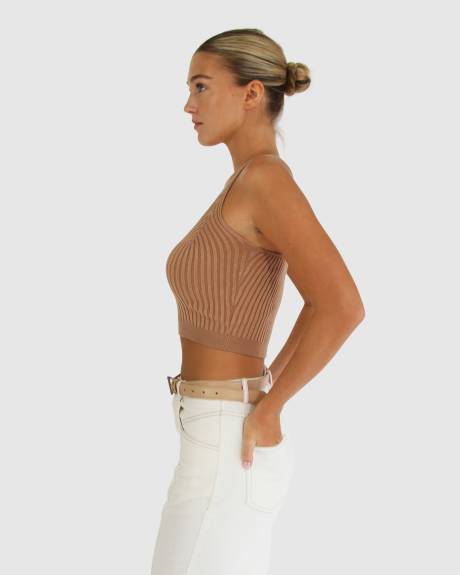 Belle & Bloom All I Need Knit Crop - Oat