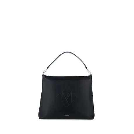 Lambert - The Nellie - Black Vegan Leather Tote Bag