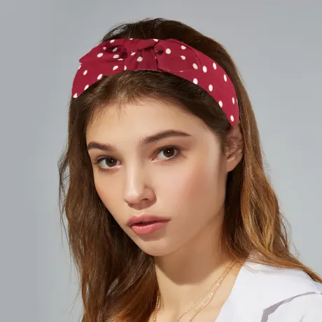 Unique Bargains- 1 Pcs Bowknot Hairband Headband