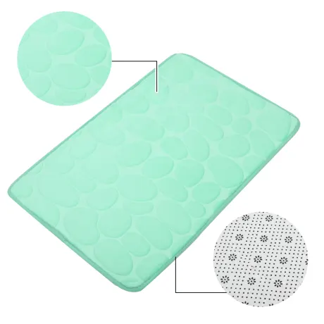 Unique Bargains- Cobblestone Pattern Bathroom Rug Mat