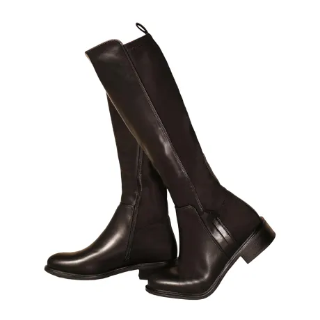 Where's That From - Womens/Ladies Parker PU Side Zip Knee-High Boots