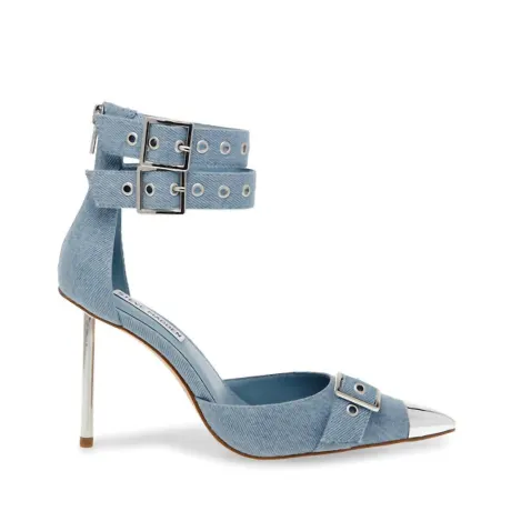 STEVE MADDEN - Bex Denim Fabric Heel