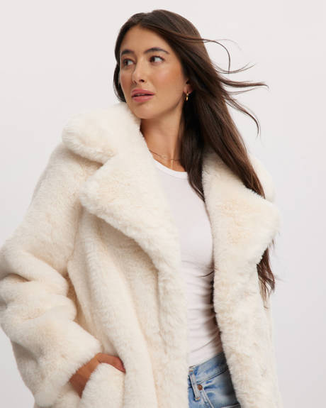 Noize - Savannah Long Vegan Fur Coat