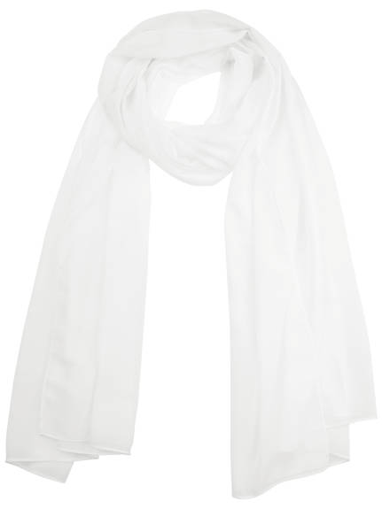 Allegra K- Solid Chiffon Sheer Long Scarf