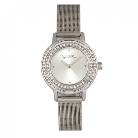 Sophie and Freda - Montre-bracelet Cambridge avec cristaux Swarovski - Noir