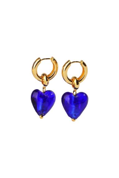 Classicharms-Esmée Glaze Heart Dangle Earrings