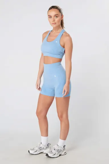 Twill Active Seamless Marl Laser cut Shorts