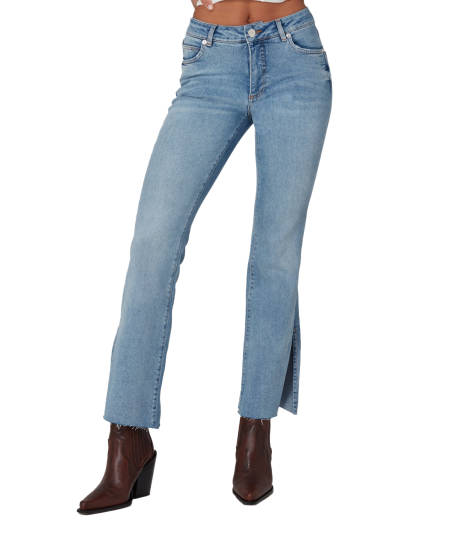 BILLIE-DS Jean bootcut taille haute