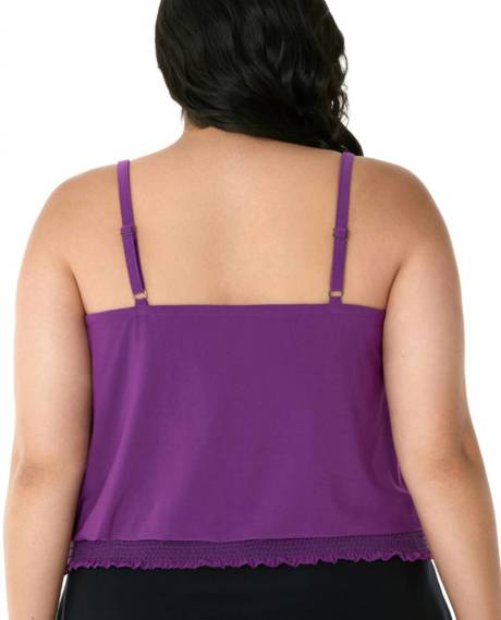 Magicsuit - Plus Size Justina Blouson Tankini Top