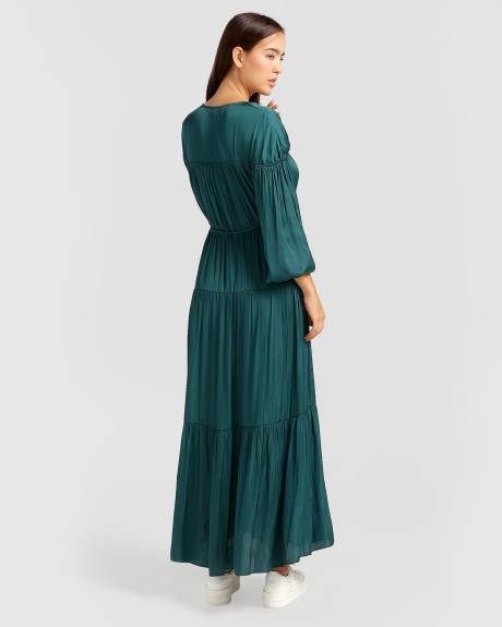 Belle & Bloom Window Seat Tiered Maxi Dress