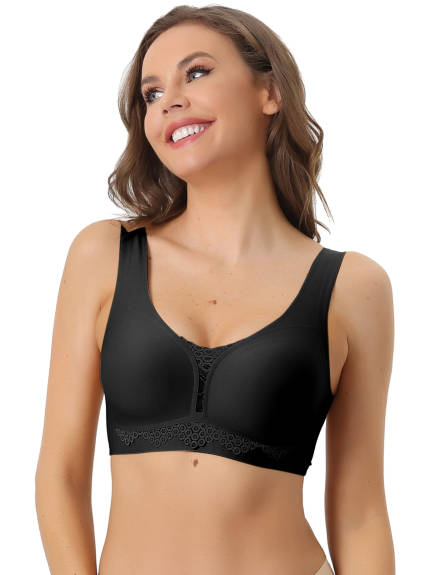 Allegra K- Wirefree Sports Bra Yoga Workout Bralettes