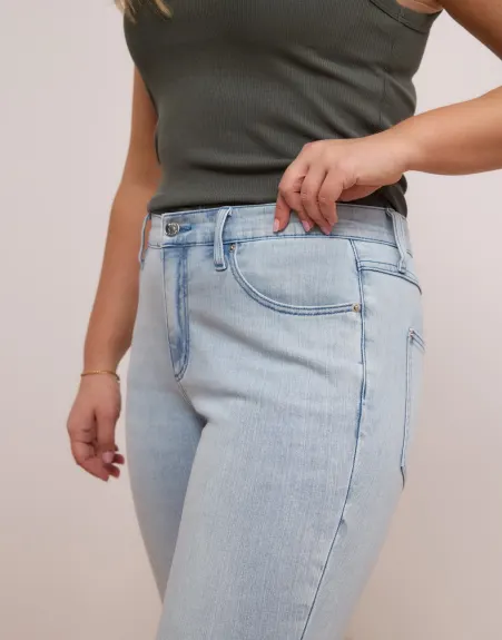 Yoga Jeans- Coupe Étroite Taille Haute