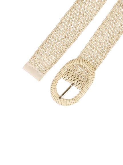 Allegra K- Skinny Braided Woven Waist Belts