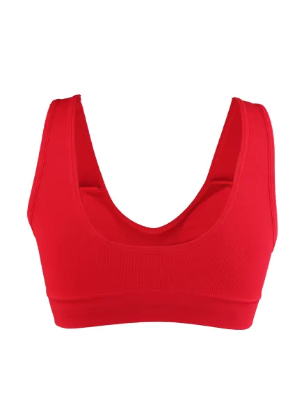 Allegra K- coussins amovibles sans fil gilet de sommeil Tops Bra