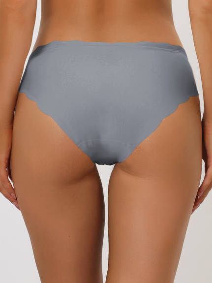 Allegra K- Unlined Panties Stretch Invisible Brief