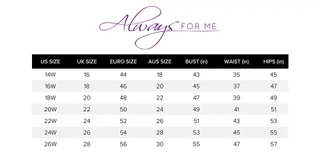 Always for Me - Plus Size Double V Plunge One Piece Swimsuit