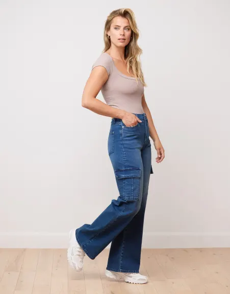 Yoga Jeans- Coupe Très Évasée Taille Classique