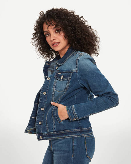 LOIS - Veste de Denim Délavé STEPH