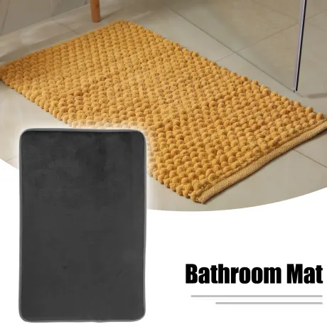 Unique Bargains- Bathroom Rug Mat Machine Washable