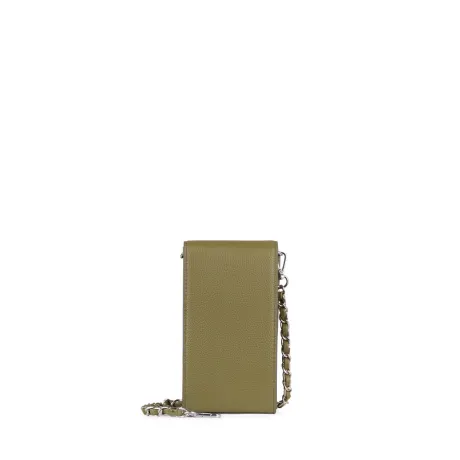 Lambert - The Alexa - Olive Vegan Leather Crossbody Phone Case