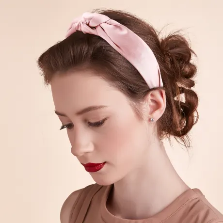 Unique Bargains- Silk Cross Knotted Headband Hairband