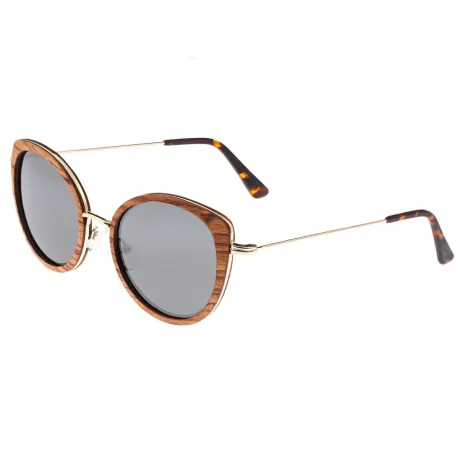 Earth Wood - Oreti Polarized Sunglasses - Annato/Silver