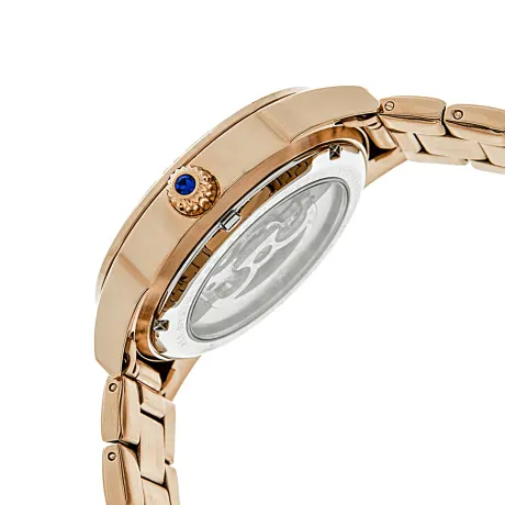 Empress - Montre-bracelet automatique Godiva MOP - Or rose/Blanc