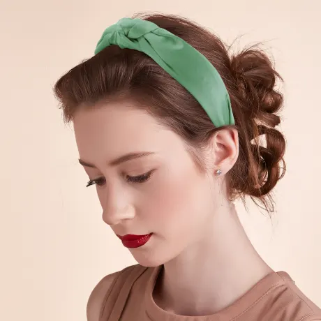 Unique Bargains- Silk Cross Knotted Headband Hairband