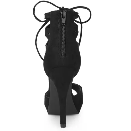 Allegra K- Platform Strappy High Heel Sandals