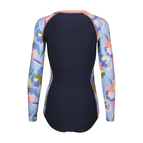 Regatta - Womens/Ladies Willowfield Abstract Floral Long-Sleeved One Piece Bathing Suit