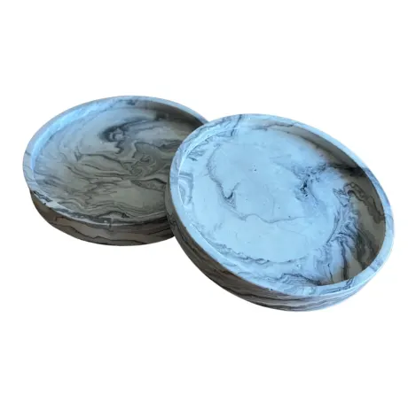 Jesmonite Marble Coasters - Eden Fiona