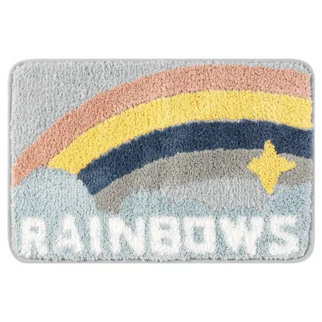 PiccoCasa- Cute Colorful Stylish Funny Bathroom Rug 16" x 24"