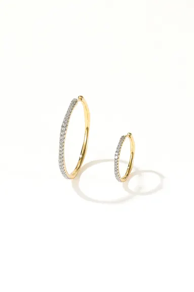 Classicharms-Gaia Celestial Sunburst Hoop Earrings