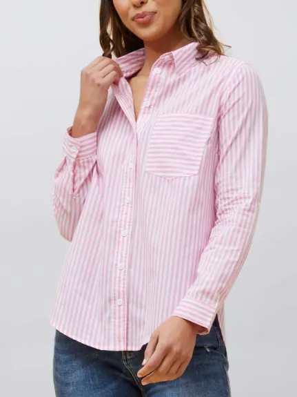 Annick - Irene Shirt Vertical Striped Long Sleeve