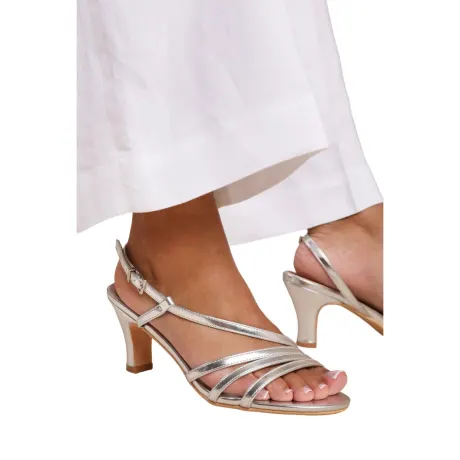 Where's That From - Womens/Ladies Mykonos Multi Strap Low Block Heel Sandals