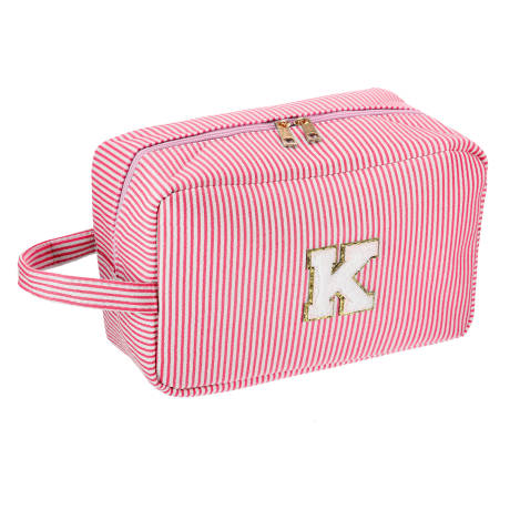 Unique Bargains- Letter K Cosmetic Travel Makeup Bag Organizer