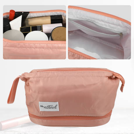 Unique Bargains- Travel Waterproof Toiletry Makeup Bag