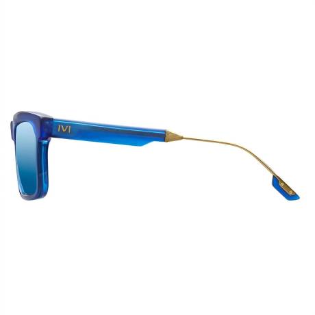 IVI VISION - Deano - Antique Brass / Pacific Blue Flash Lens