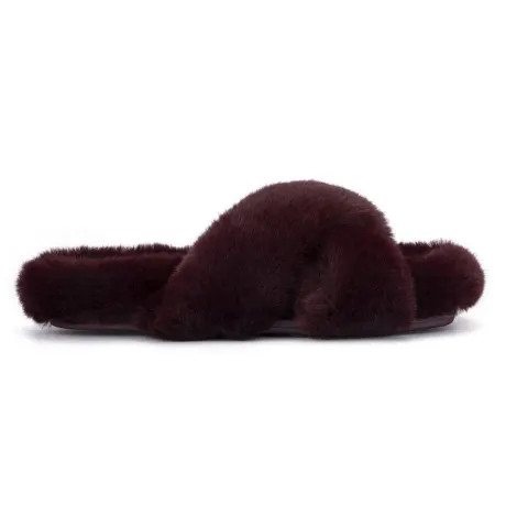 Torgeis - Women's Luna Furry Slides