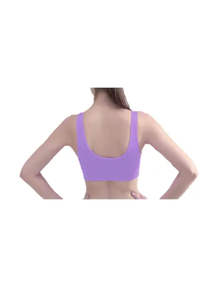 Allegra K- Removable Pads Seamless Wirefree Sleep Vest Top Bra