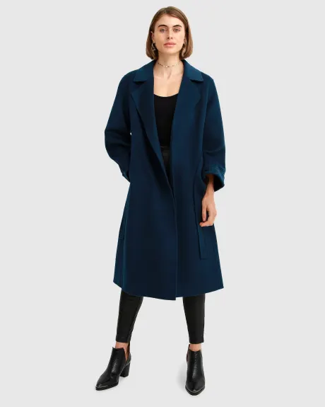 Belle & Bloom Stay Wild Oversized Wool Coat