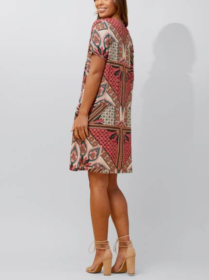 Annick - Lucia Dress Straight Loose Style Boho Print