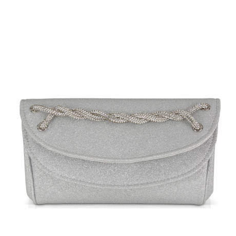 Badgley Mischka Pave Smile Clutch