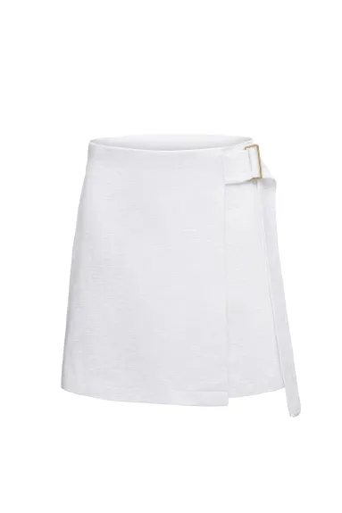 Hilary MacMillan-Linen Wrap Skirt