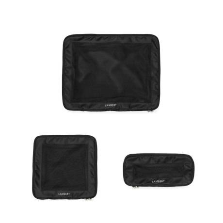 Lambert - The Rio - Set of 3 Black Recycled Nylon Compression Cubes