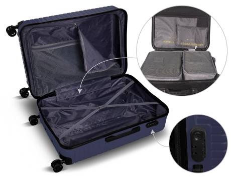 NICCI BAGAGES (3PCS) ET ORGANISATEUR (6PC)