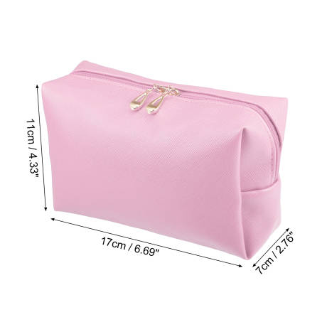 Unique Bargains- Makeup Cosmetic Travel Bag Waterproof PU Leather Case Small