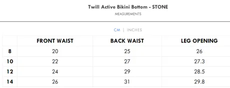 Twill Active Bas de bikini